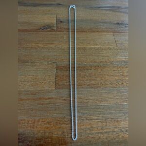 925 Solid Sterling Silver Trace Chain 18”